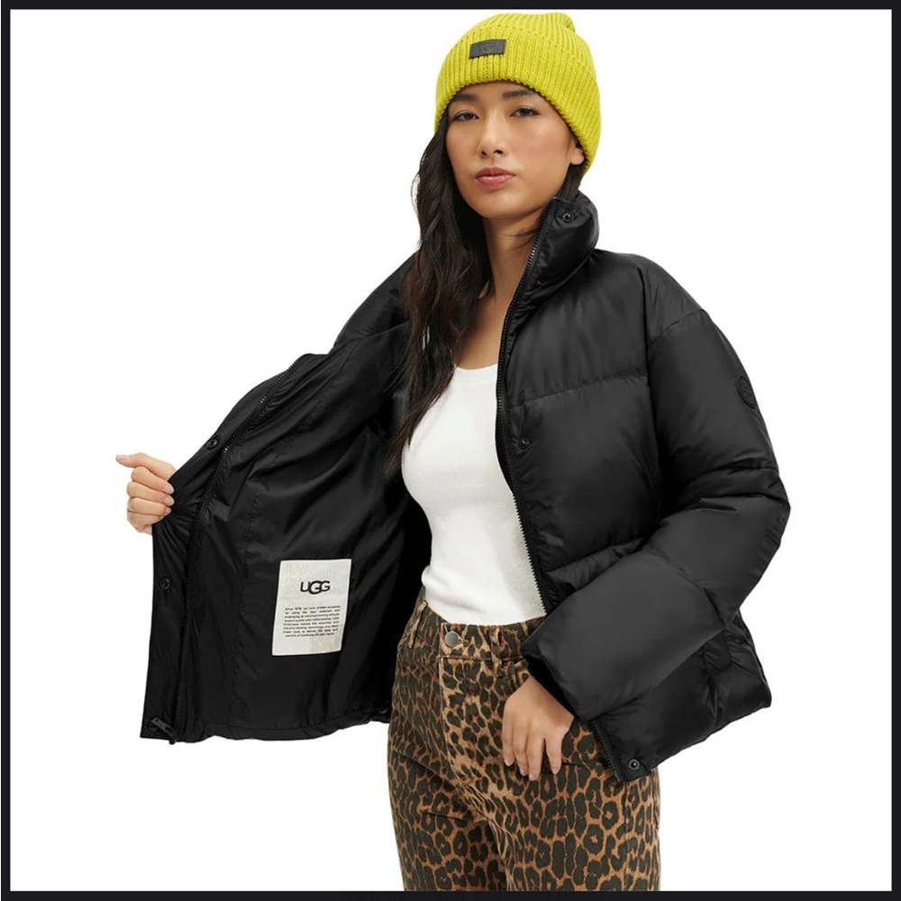 UGG Vickie Black Puffer Jacket Size XS - Picture 2 of 10
